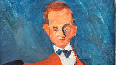 Chaïm Soutine - Le Garçon d'étage ( vers 1927 ) Huile sur toile 